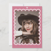 Retro Wavy | Whimsisches Brautparty Einladung (Rückseite)