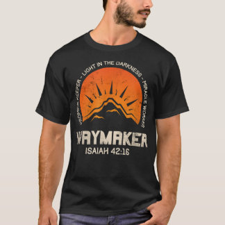 Retro Waymaker Promise Keeper Miracle Worker Chris T-Shirt