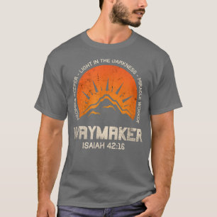 Retro Waymaker Promise Keeper Miracle Worker Chris T-Shirt