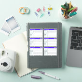 Retro-Webseiten-Benutzername Log Passwort-Tracker  Aufkleber (iPad Hülle)