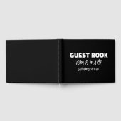 RETRO WEDD GÄSTEBUCH SCHWARZ & WEISS (Voll)