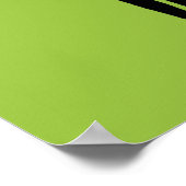 Retro Wedding Couple Poster (Ecke)