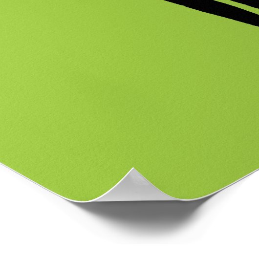 Retro Wedding Couple Poster (Ecke)