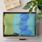 Retro Wedding Couple Tissue Paper Seidenpapier (Geschenk)