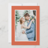 Retro Wedding Foto Disco Ball 70er Save the Date Einladung (Rückseite)