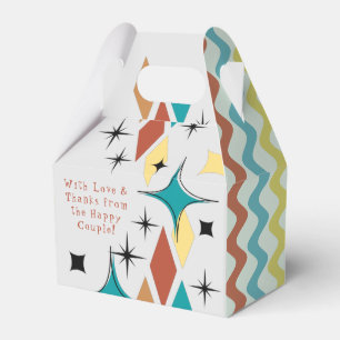 Retro Wedding Gable Favor Box Geschenkschachtel