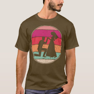 Retro Wedding Vintage Wedding Cool Bride Groom Eve T-Shirt