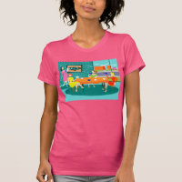 Retro Weekly Women's Card Game T - Shirt