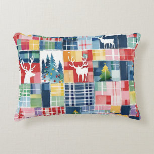 Retro-Weihnachten Bezahlt Chintz-Rentiere Weihnach Dekokissen