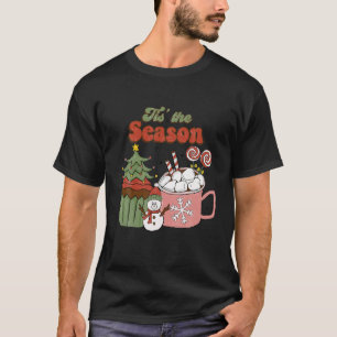 Retro Weihnachten Dies ist die Jahreszeit Weihnach T-Shirt