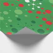 Retro Weihnachten Geschenkpapier (Ecke)
