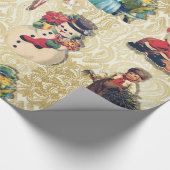 Retro Weihnachten Geschenkpapier (Ecke)