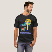 Retro Weihnachten im Juli Christlicher Jesus-Gott- T-Shirt (Vorne ganz)