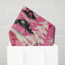 Retro-Weihnachten im Vintage-Stil: 1950er rosa Wei