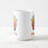 Retro Weihnachten Kaffeetasse (Mittel)