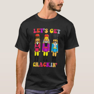 Retro-Weihnachten Lasst uns knacken Nussknacker Vi T-Shirt