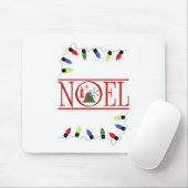 Retro-WEIHNACHTEN-Lichtenfolge Mousepad (Mit Mouse)