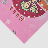 Retro Weihnachten, Mele Kalikimaka Hula Dancer Seidenpapier (Ausschnitt)