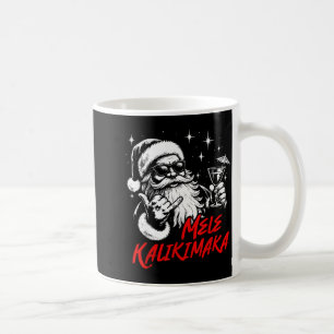 Retro-Weihnachten Mele Kalikimaka Santa Shaka Hawa Kaffeetasse