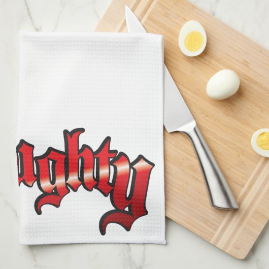 Retro Weihnachten, schmutzige oder schöne rote grü Geschirrtuch (Viertel Falte)