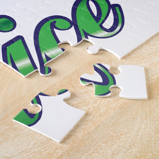 Retro Weihnachten, schmutzige oder schöne rote grü Puzzle (Seite)