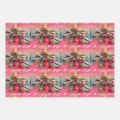 Retro Weihnachten Stille Nacht Geschenkpapier Set (Vorderseite 3)