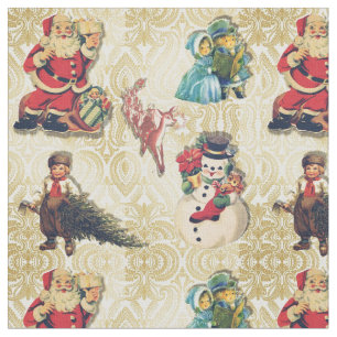 Retro Weihnachten Stoff