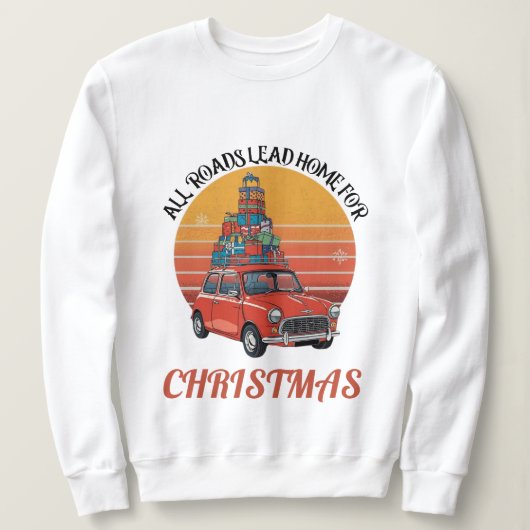 Retro Weihnachten Sweatshirt (Design vorne)