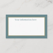 Retro Weihnachten Visitenkarte (Rückseite)