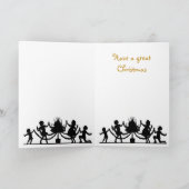 Retro Weihnachten Weihnachten, Weihnachtsmann Zaub (Innenseite)