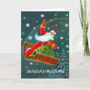 Retro Weihnachten Weihnachten, Weihnachtsmann Zaub