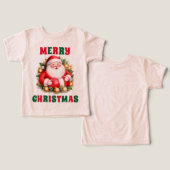 Retro Weihnachten Weihnachtsmann frohe Weihnachten (Design Vorderseite & Rückseite)