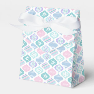 Retro Weihnachten Winter Pastell Geschenkschachtel