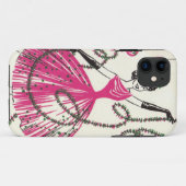 Retro WeihnachteniPhone Fall Case-Mate iPhone Hülle (Rückseite (Horizontal))