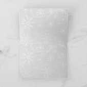 Retro Weihnachts-Button auf Feiertagskarte (Innenseite)