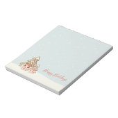 Retro Weihnachts-Cookie Trees Notepad Notizblock (Rotiert)