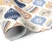 Retro Weihnachts Luxus Geschenkpapier (Rolleneckpunkt)