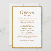 Retro Weihnachts-Party der 40er Jahre Einladung (Rückseite)