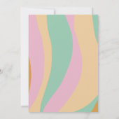 Retro Weihnachts-Party Ugly Sweater Einladung (Rückseite)