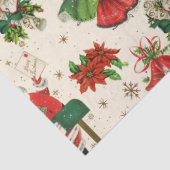 Retro-Weihnachts-Tissue-Papier Seidenpapier (Detail)