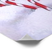 Retro Weihnachts Weihnachts-Workshop-Poster Poster (Ecke)