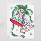 Retro Weihnachts Weihnachtsgeschenk Karte (Vorderseite)