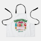 Retro Weihnachtsbacken Crews Schürze (Vorderseite)