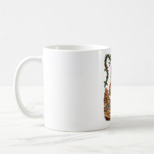 Retro-Weihnachtsbäckerei Santa Kaffeetasse