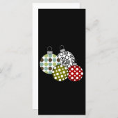 Retro Weihnachtsbälle T - Shirt und Geschenke (Vorne/Hinten)