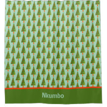 Retro Weihnachtsbaum gestempelt mit unterer Grenze