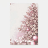Retro-Weihnachtsbaum Post-it Klebezettel (Vorderseite)
