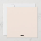 Retro Weihnachtsbaum Simple Rustic Trendy Feiertagskarte (Rückseite)