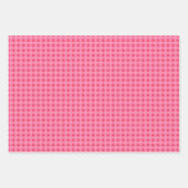 Retro Weihnachtsbaum und Schneeflocken Geschenkpapier Set (Vorderseite 3)