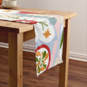 Retro Weihnachtsbaumdekore Rot Großer Tischläufer (Beispiel)